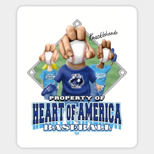 Knucklehead for Heart of America Baseball Magnet